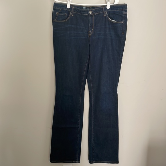Mossimo Modern Bootcut Premium Denim Dark Wash Jeans- size 14 Long - Picture 3 of 8